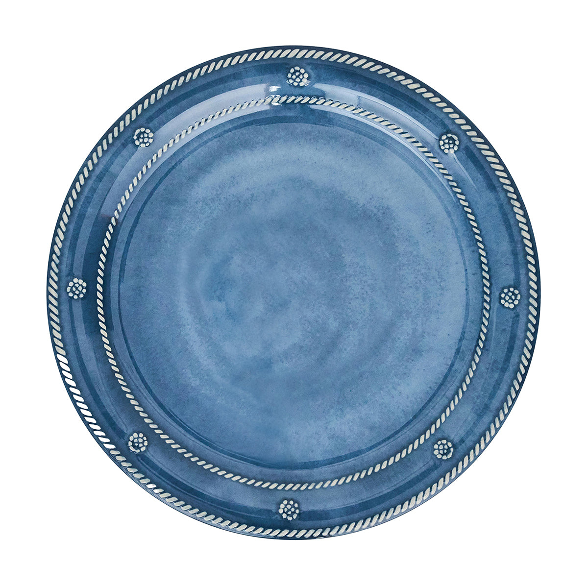 Berry & Thread Melamine Dinner Plate Set/4 - Ocean