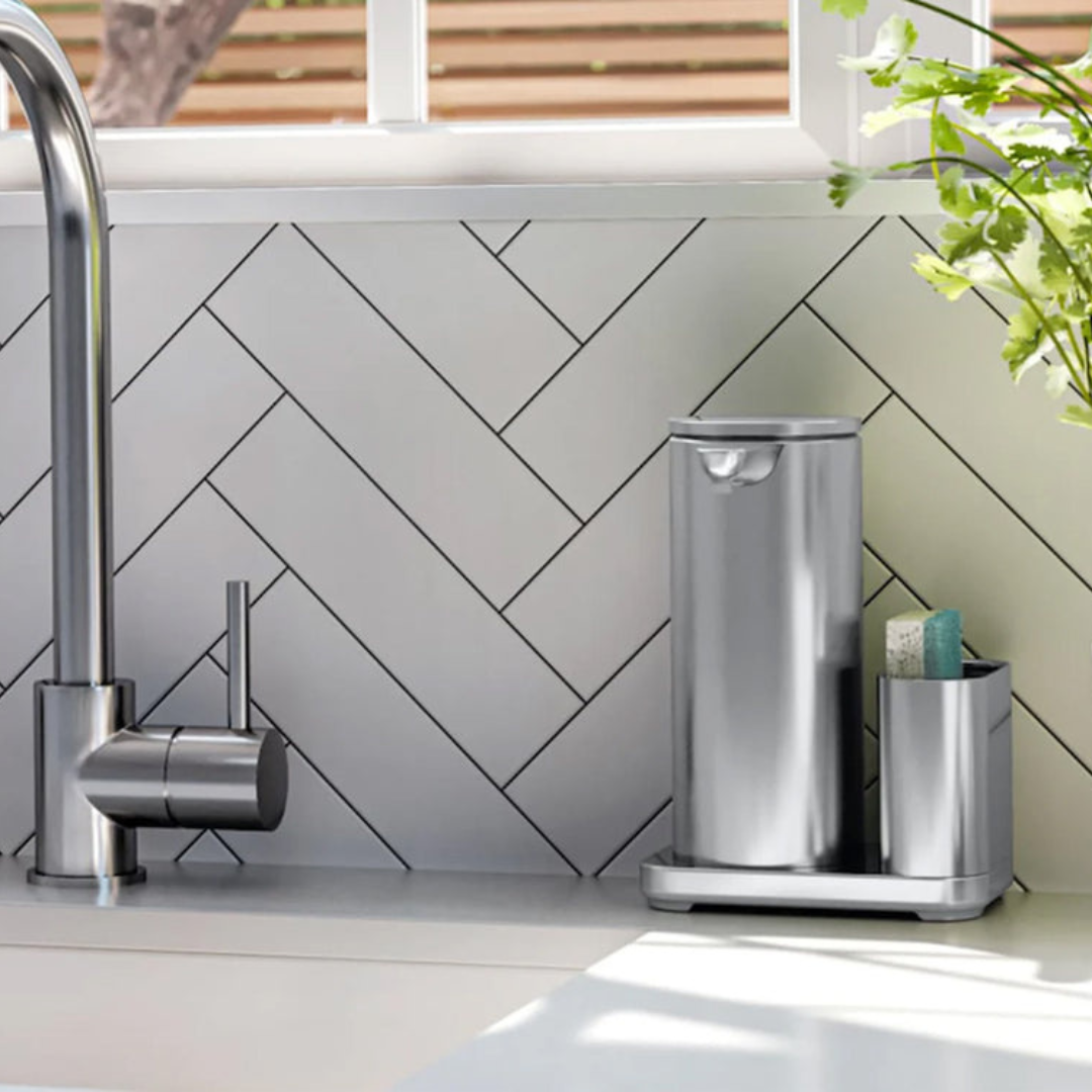 14 oz. Sensor Pump 14 oz. with Caddy, High- Grade Matte Black Stainless Steel