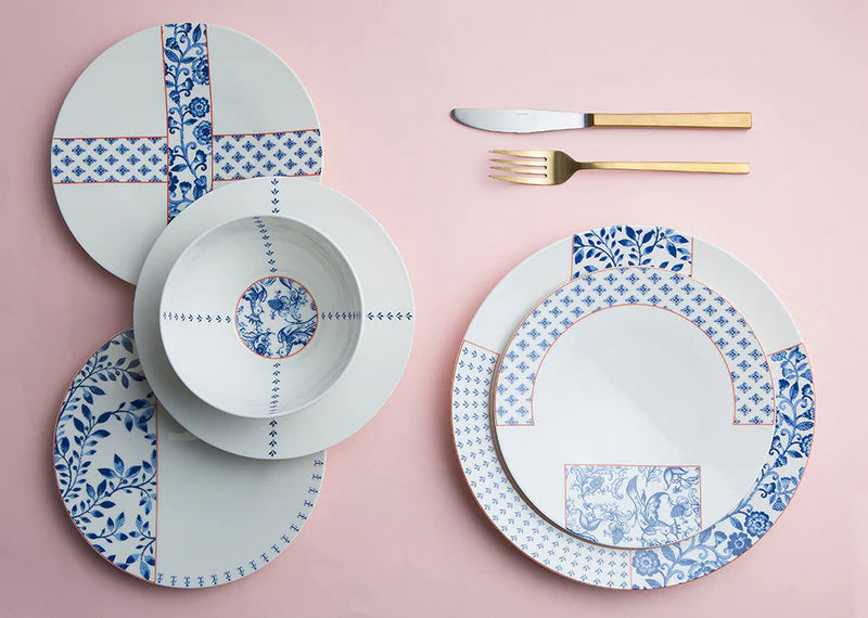 Folksy 36 Piece Dinnerware Set - Service for 6
