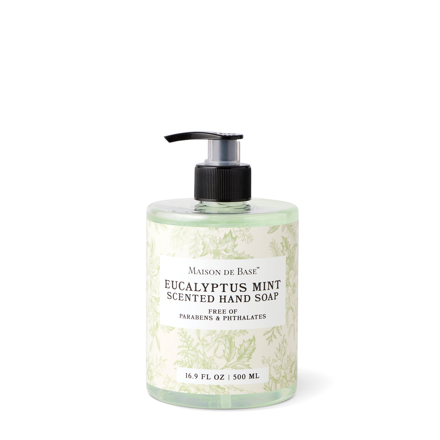 500ML Short Cylinder Gel Hand Soap Mint