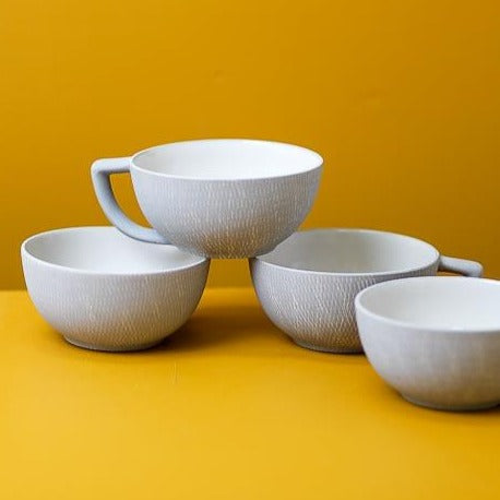 Sterling Crosshatch Latte Mug