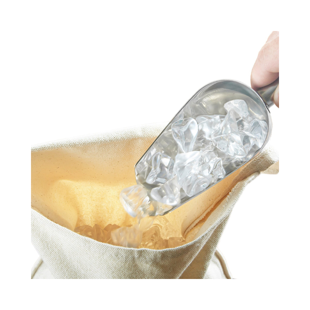Lewis Ice Bag, Wood Mallet & Ice Scoop