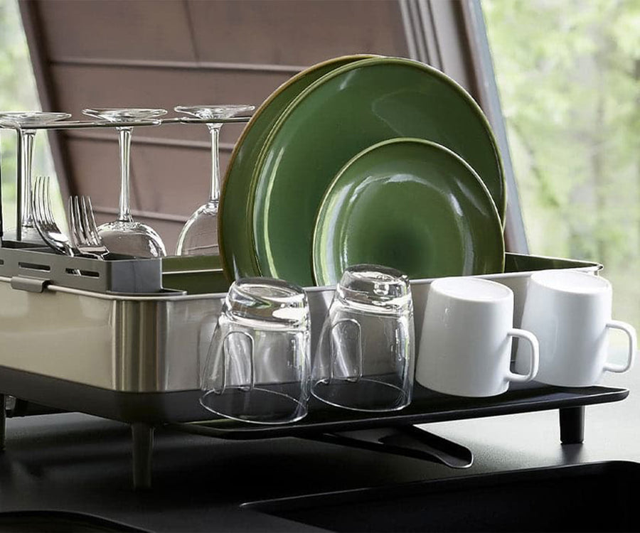 Steel Frame Dishrack Matte Black