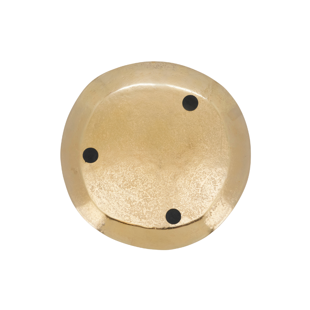 Aluminum Organic Charger Gold 13"