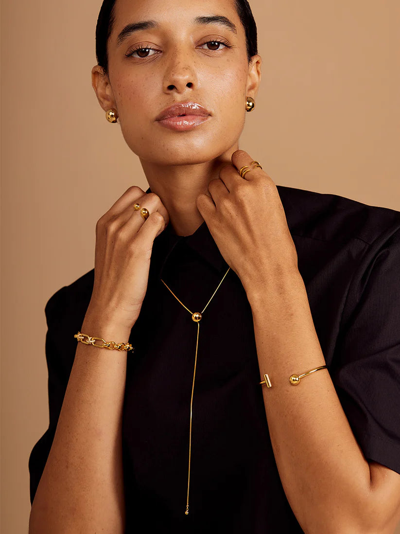 Orbit Open Ring Gold