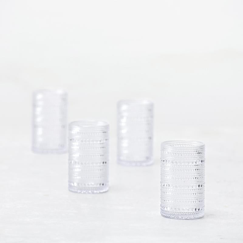 Orbetto Clear Acrylic Highball 13oz - Set of 4