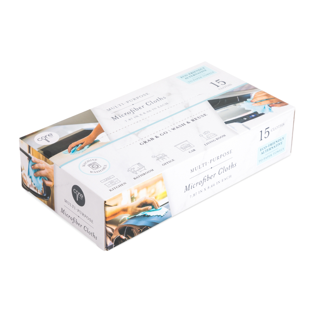 Paquete económico de 15 paños de microfibra - Iceberg