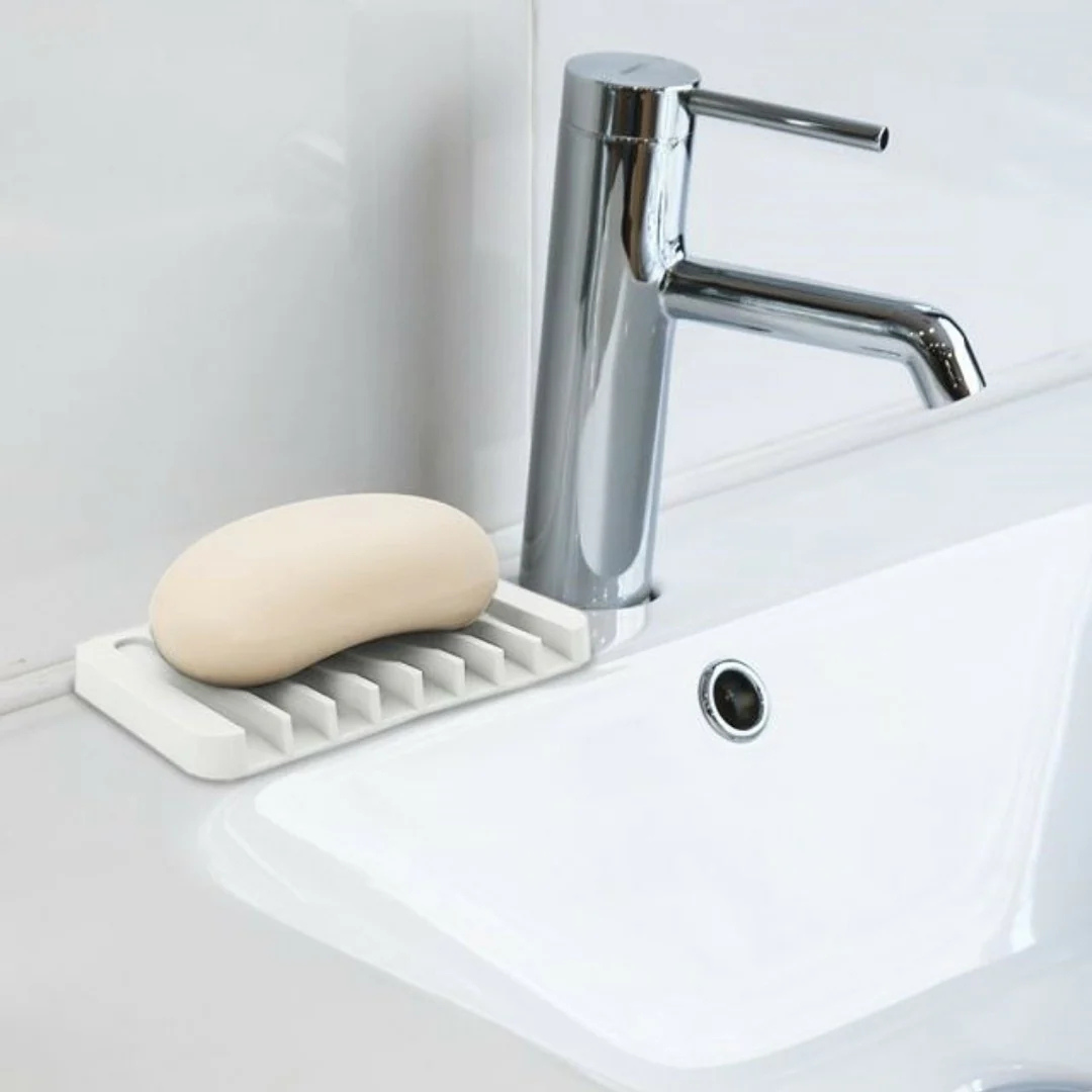 Elira 2 Pcs Soap Saver Silicone White