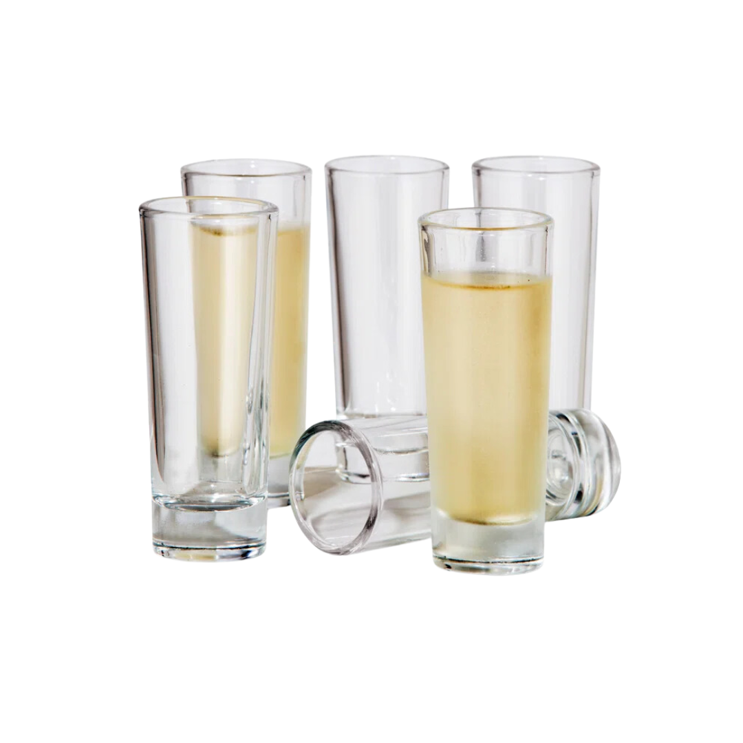 Set/6 Tall Shot Glasses 2 oz