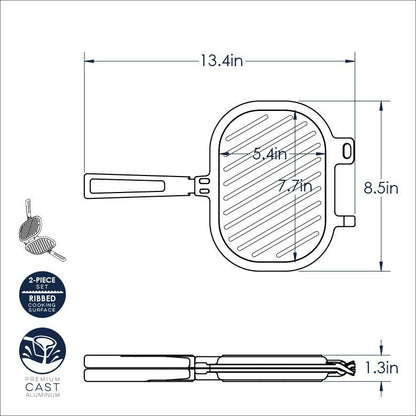 Stovetop Sandwich & Grill Press