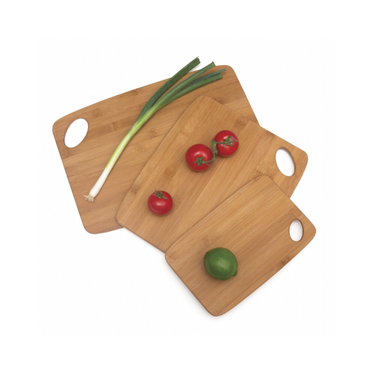 Bamboo Thin Cutting Boards, Set of 3