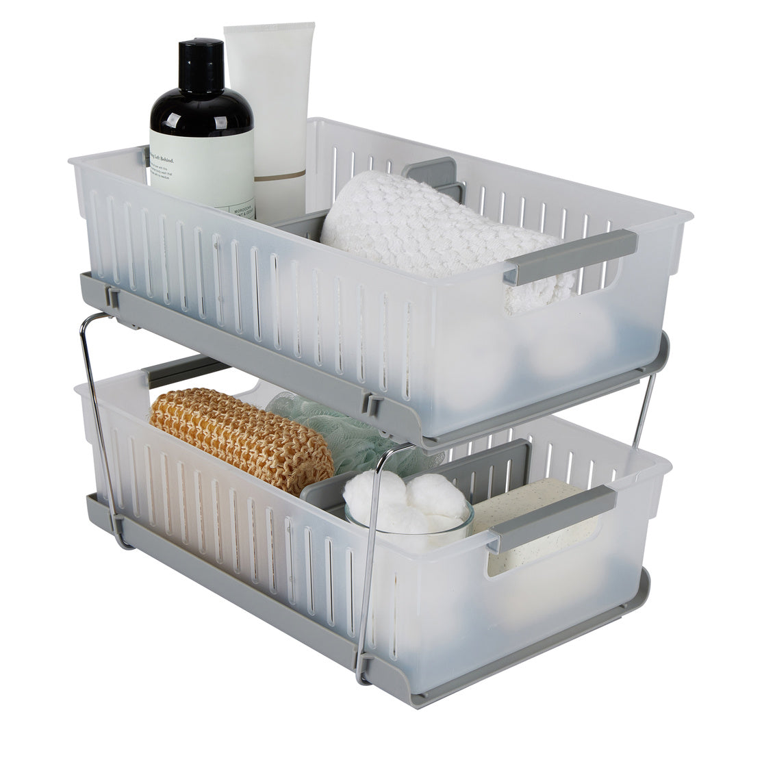 N&T 2 Tier Storage Basket PP