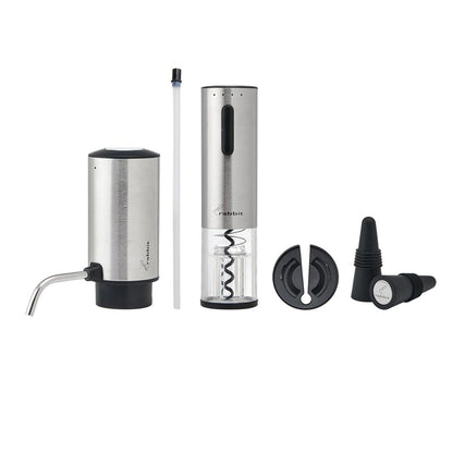 Electric Wine Opener & Dispenser 4-Piece Set