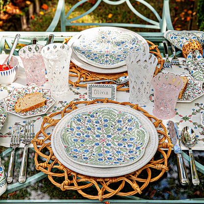 Villa Seville Scalloped Dessert/Salad Plate - Chambray