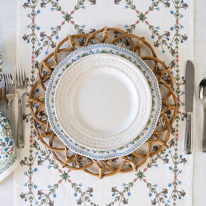 Le Panier Dessert/Salad Plate - Whitewash