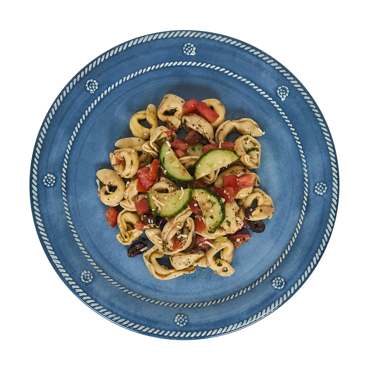 Berry & Thread Melamine Dinner Plate Set/4 - Ocean