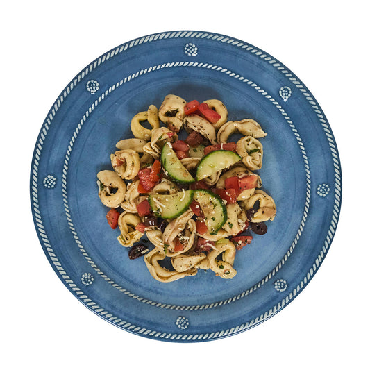Berry & Thread Melamine Dinner Plate Set/4 - Ocean