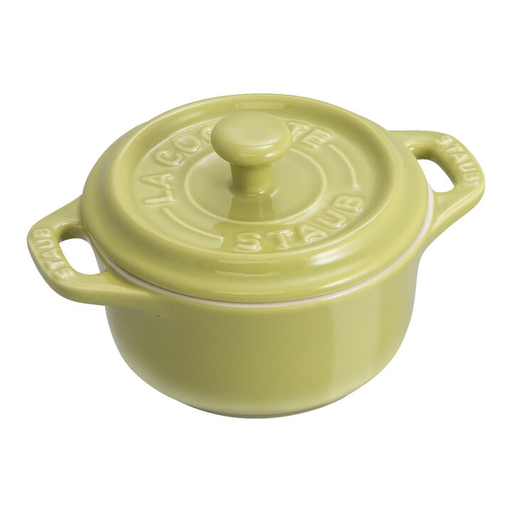 Staub Stoneware Mini Round Dutch Oven Set Macaron, Mixed Colors Set of 6