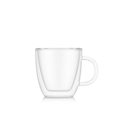 Set of 2 5 oz Bistro Double Wall Espresso Mugs