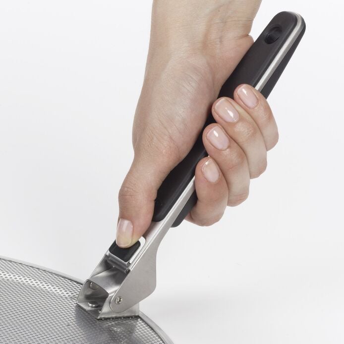 Splatter Screen With Folding Handle