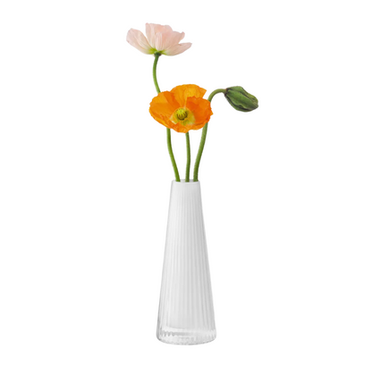 Beacon Candle Holder/Vase H8.75in White/Chalk White