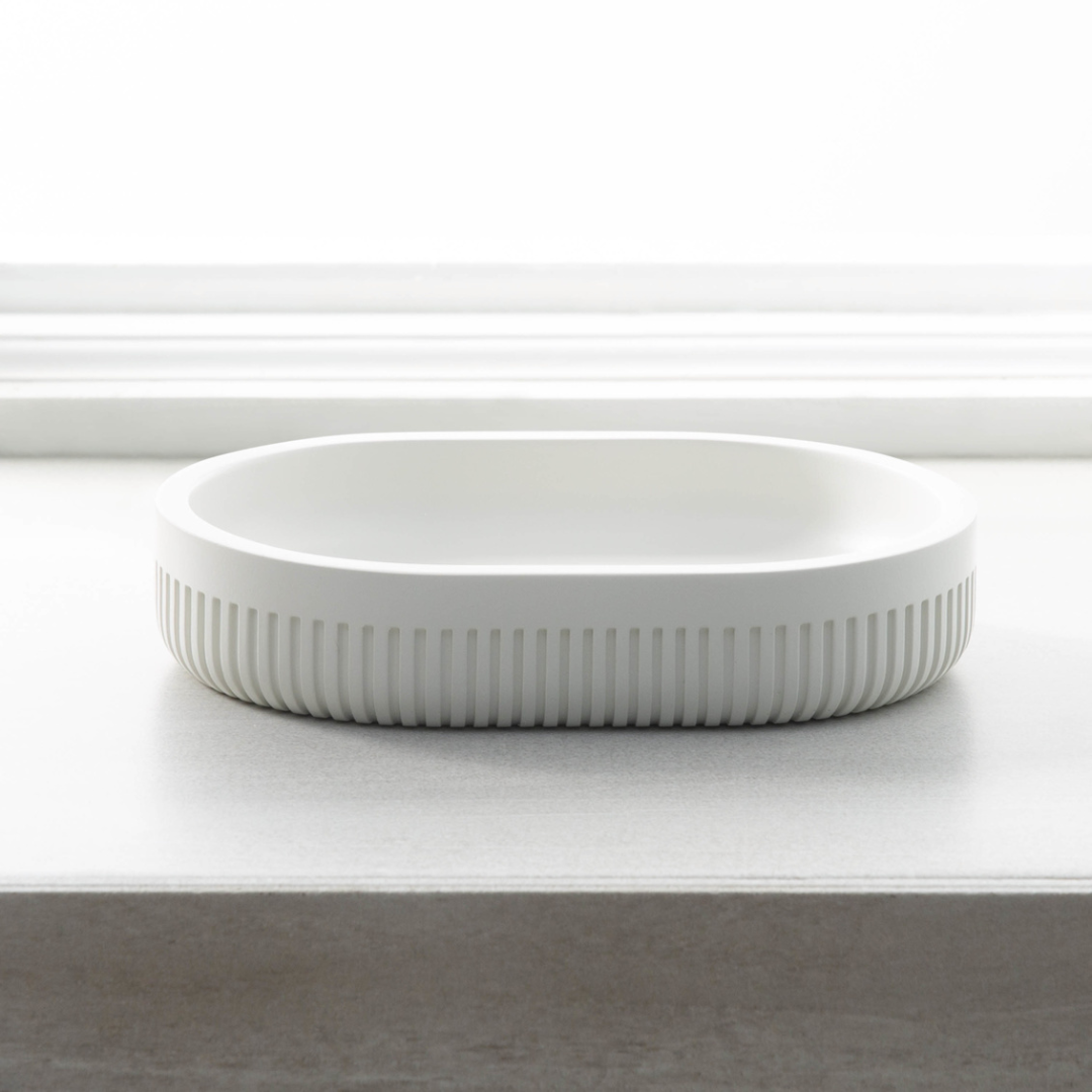 Corbett Soap Dish Resin White