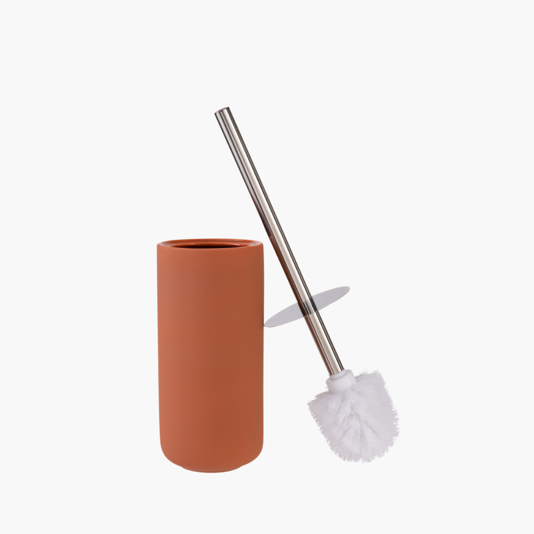 Callan Toilet Bowl Brush Ceramic Terra Cotta