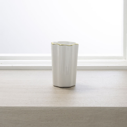 Pavona Tumbler Porcelain White/Gold