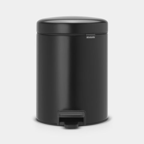 Step on Trash Can newIcon, 5L Matt Black
