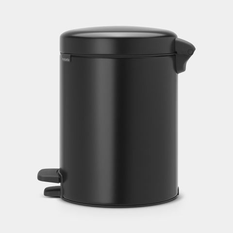 Step on Trash Can newIcon, 5L Matt Black