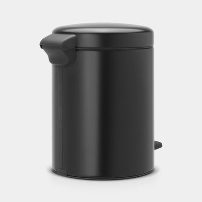 Step on Trash Can newIcon, 5L Matt Black