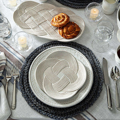 Le Panier Dinner Plate - Whitewash