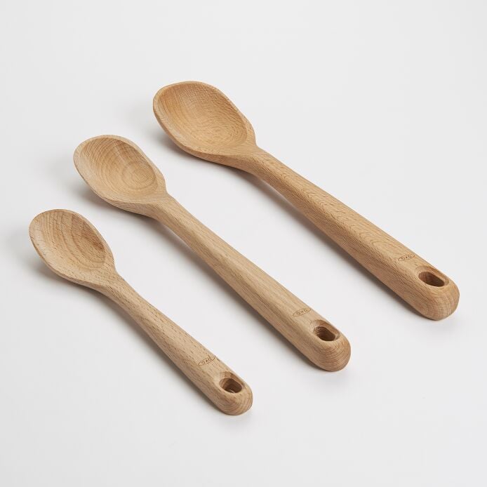 3 Piece Wooden Spoon Set