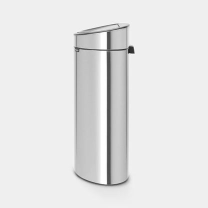 Touch Trash Can New, 40L Matte Steel Fingerprint Proof