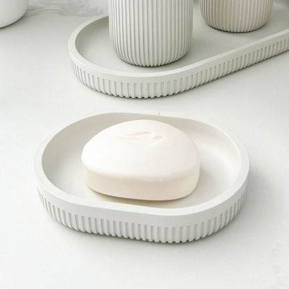 Corbett Soap Dish Resin White