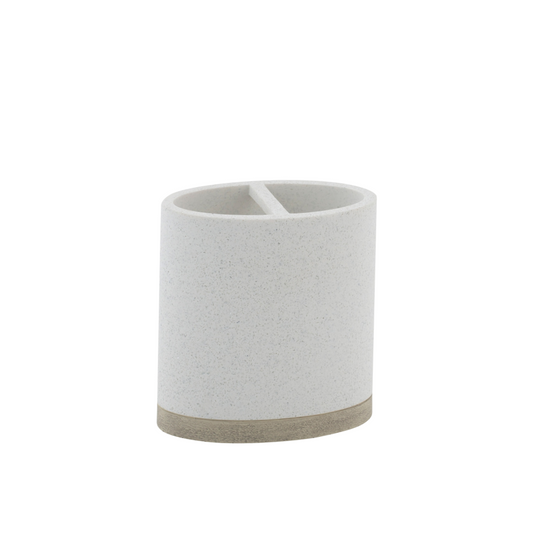 Hudson Toothbrush Holder Resin Grey