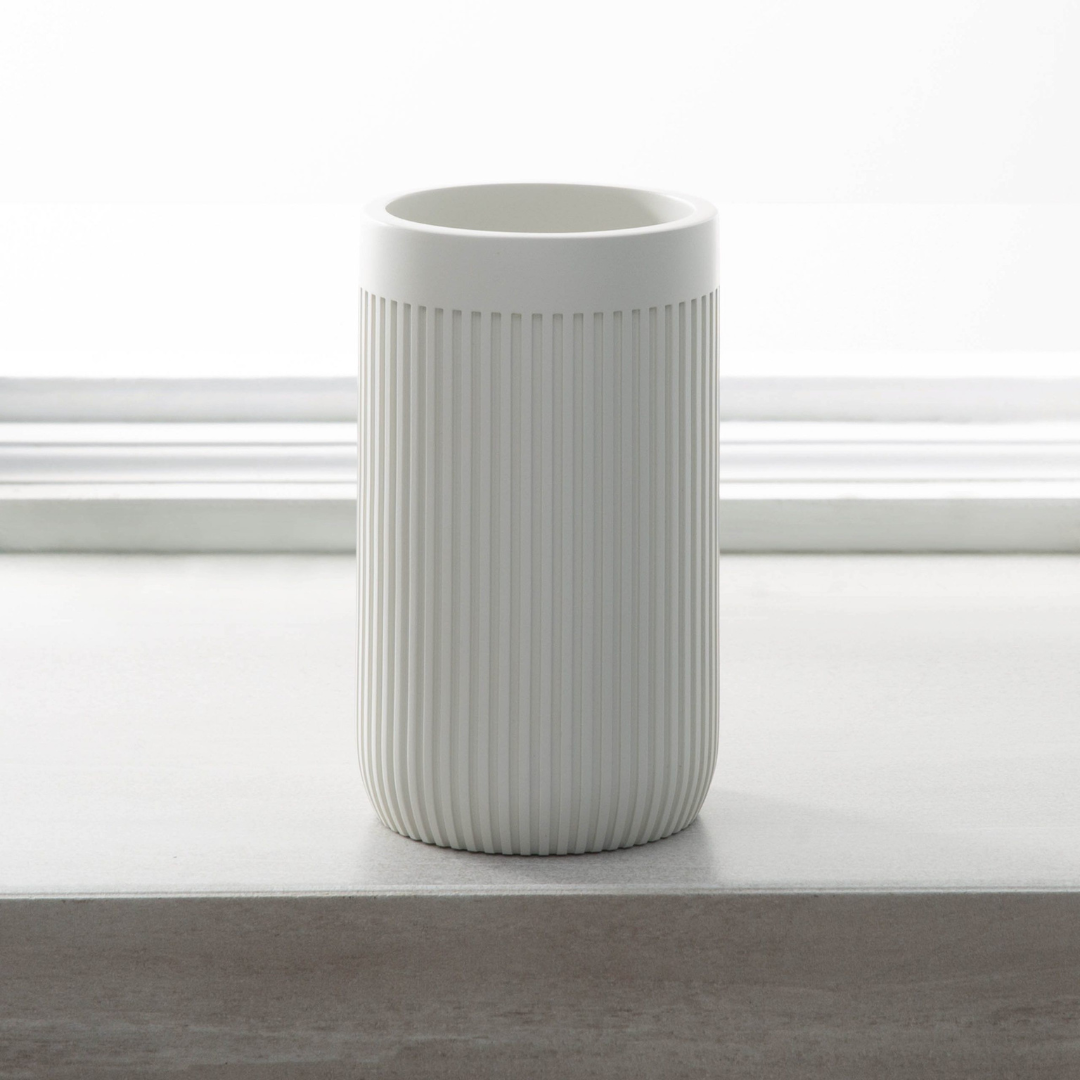 Corbett Tumbler Resin White