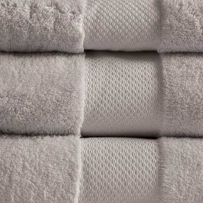 Turkish Cotton 6 Piece Bath Towel Set - Taupe