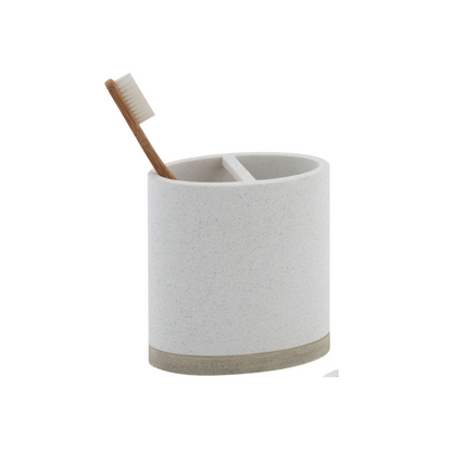 Hudson Toothbrush Holder Resin Grey