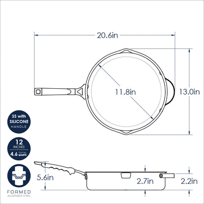 Verde Ceramic Nonstick 12” Skillet