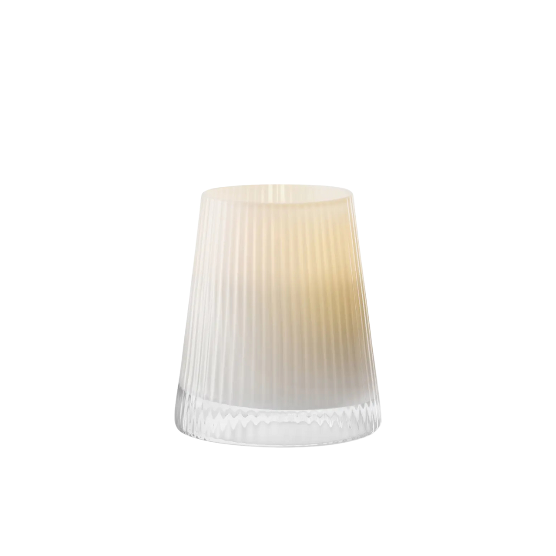 Beacon Lantern/Vase H5.5in White/Chalk White