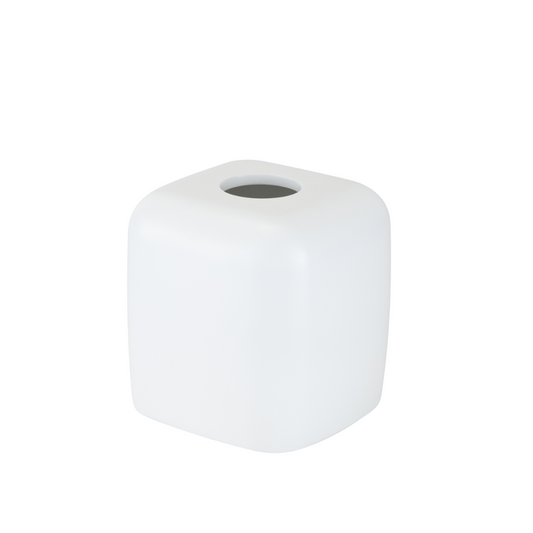 Sophia Resin Tissue Box White