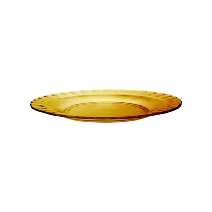 Le Picardie® Amber Glass Dessert Plate 8 1/8" - Set of 6