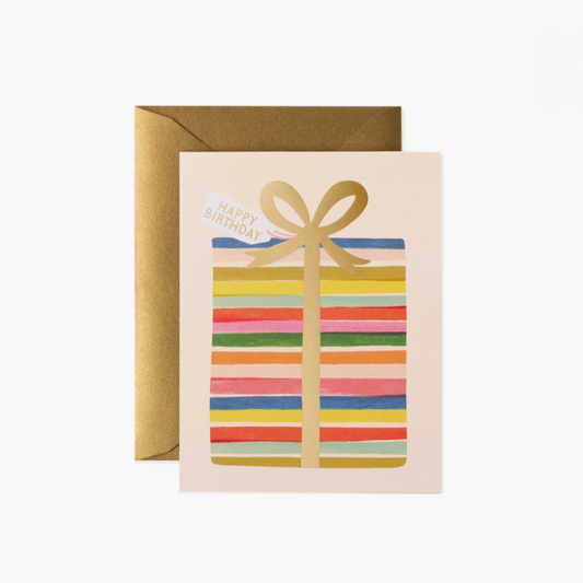 Feliz Birthday Present Greeting Card