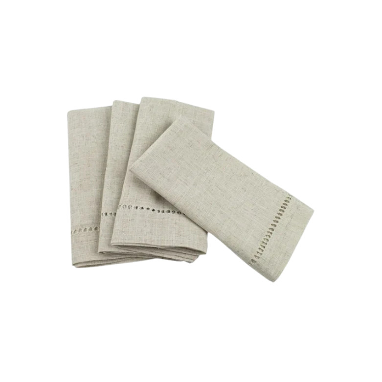 Toscana Hemstitched Dinner Napkin Set of 4