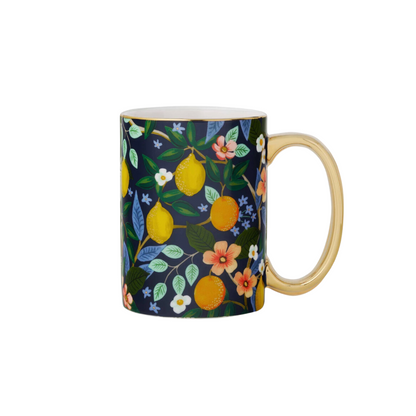 Citrus Grove Porcelain Mug