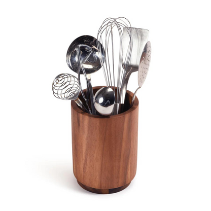 Rotating Lazy Susan Utensil Holder - Medium