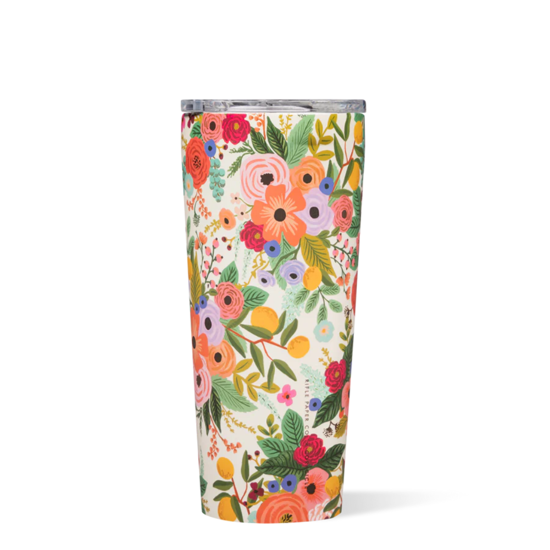 Tumbler - 24oz Rifle Paper - Garden Party Cream