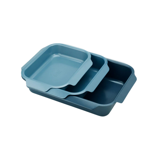 Nest™ Oven Non-stick 3-piece Blue Roasting Tray Set