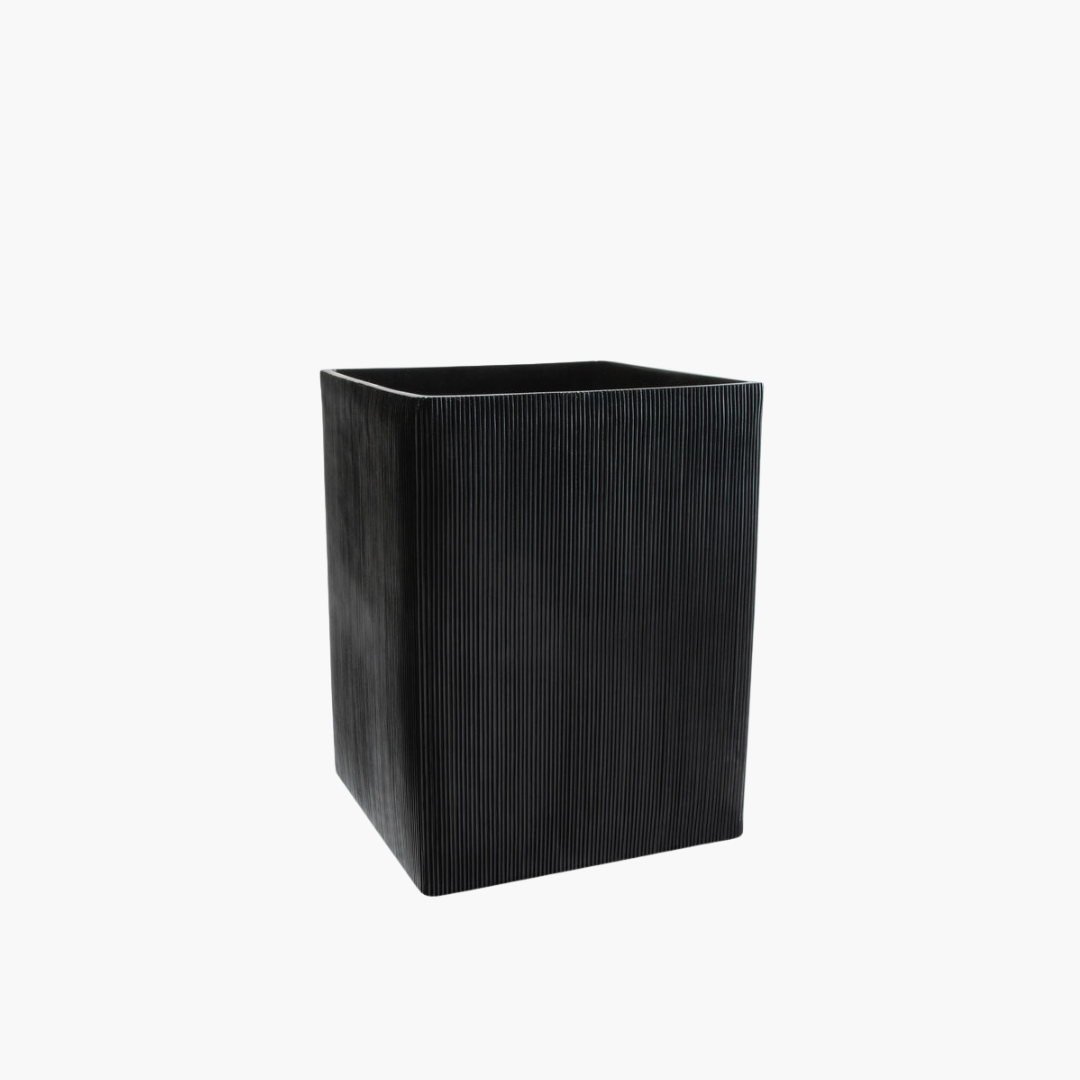 Fitzroy Waste Basket Resin Black